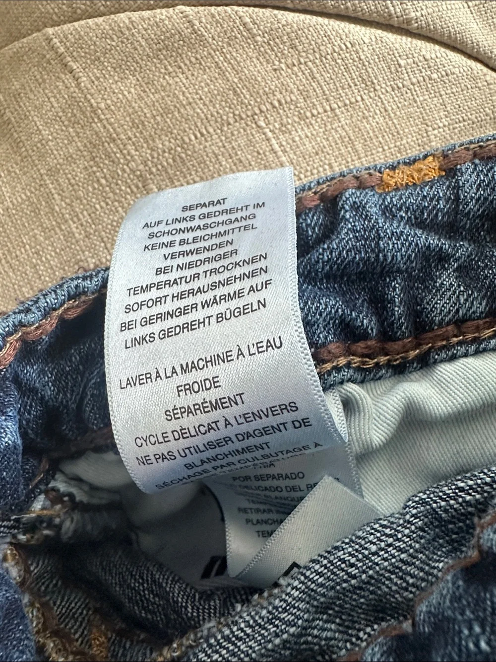 True Religion Men's Straight Jeans in Dark Blue Wash